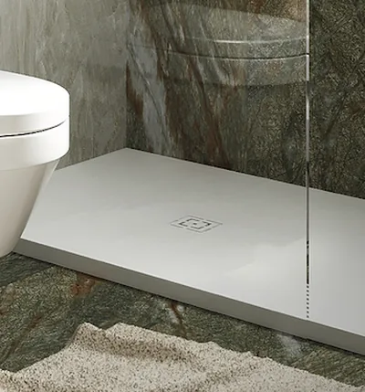 Plato de ducha: Plato Ducha Evol / Evolution Solidstone Blanco — Marzzo