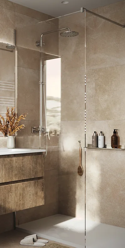 Mampara: Fd-90 Fado Mampara Ducha 885-900X1950Mm 1 Fijo — Profiltek
