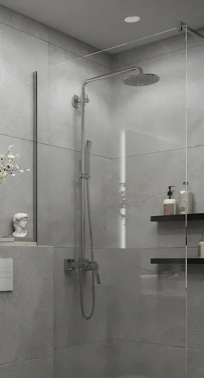Mampara: Fd-90 Fado Mampara Ducha 885-900X1950Mm 1 Fijo — Profiltek