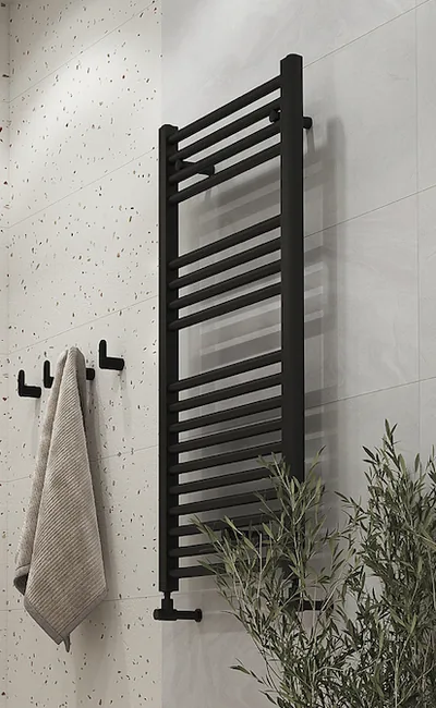 Radiador toallero: Aura Pbebz-120-050/Mq Radiador Toallero 1300X500Mm Electrico (750W) — Zehnder