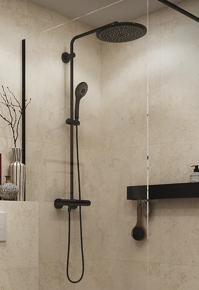 Mampara: Fd-100 Fado Mampara Ducha 985-1000X1950Cm 1 Fijo — Profiltek
