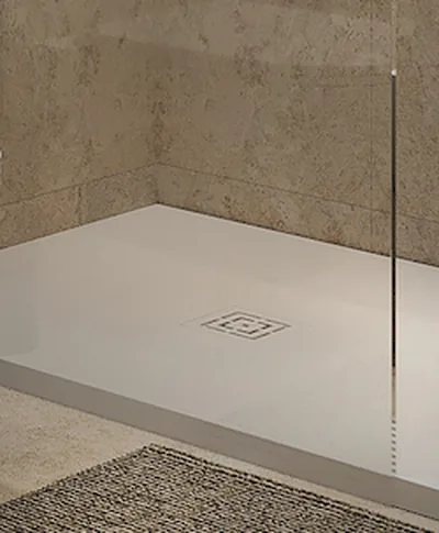 Plato de ducha: Plato Ducha Evol / Evolution Solidstone Blanco — Marzzo